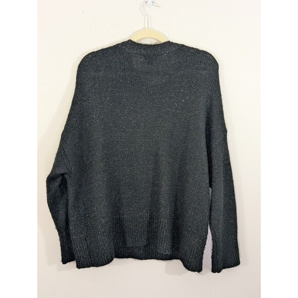 TORRID Women’s Black Knit Sweater with Gold Metallic Accent Thread Plus Size 3X - Picture 8 of 8
